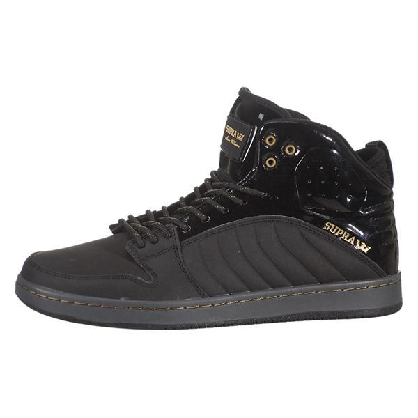 Supra Mens S1W Skate Shoes - Black | Canada T9701-5A59